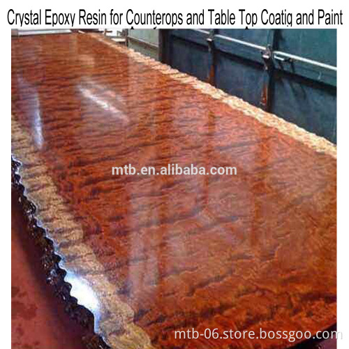 Clear Epoxy Resin for Table Top Finish